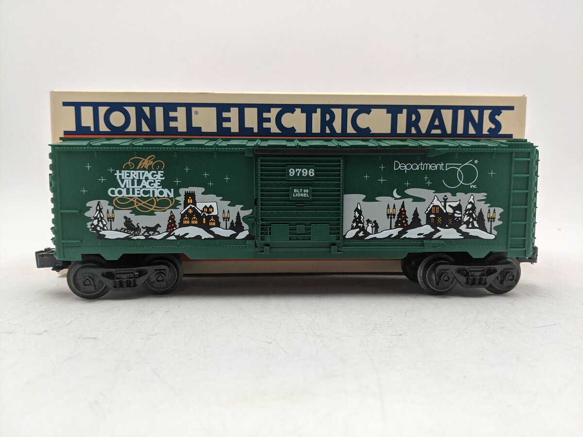 Lionel 6-16270 O Gauge Department 56 Heritage Village Boxcar #9796 EX/Box