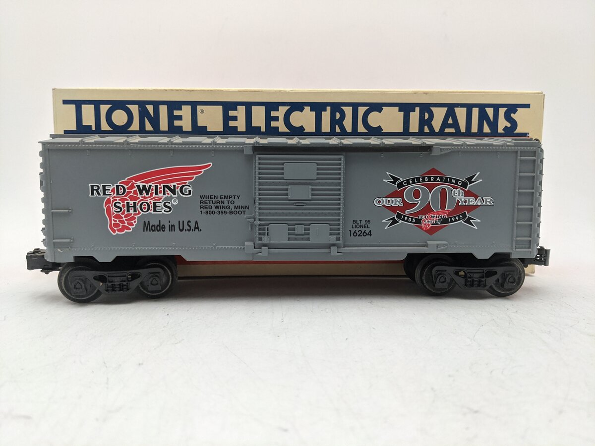 Lionel 6-16264 O Gauge Red Wing Shoes Boxcar #16264 EX/Box