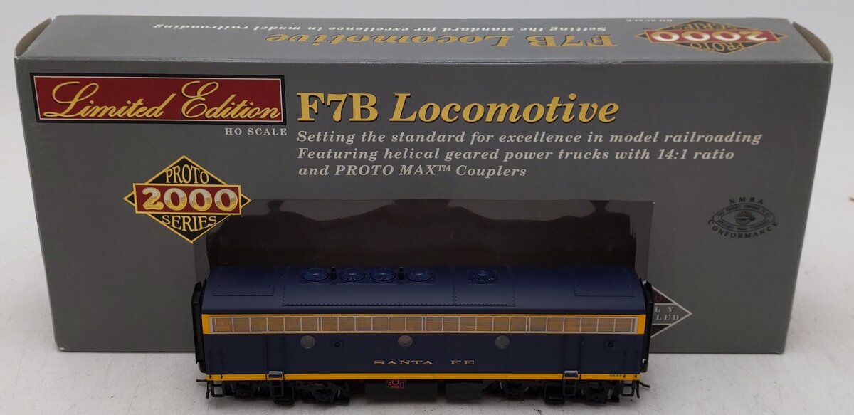 Proto 2000 920-40577 HO Scale Santa Fe Diesel B Unit Locomotive #238B EX/Box