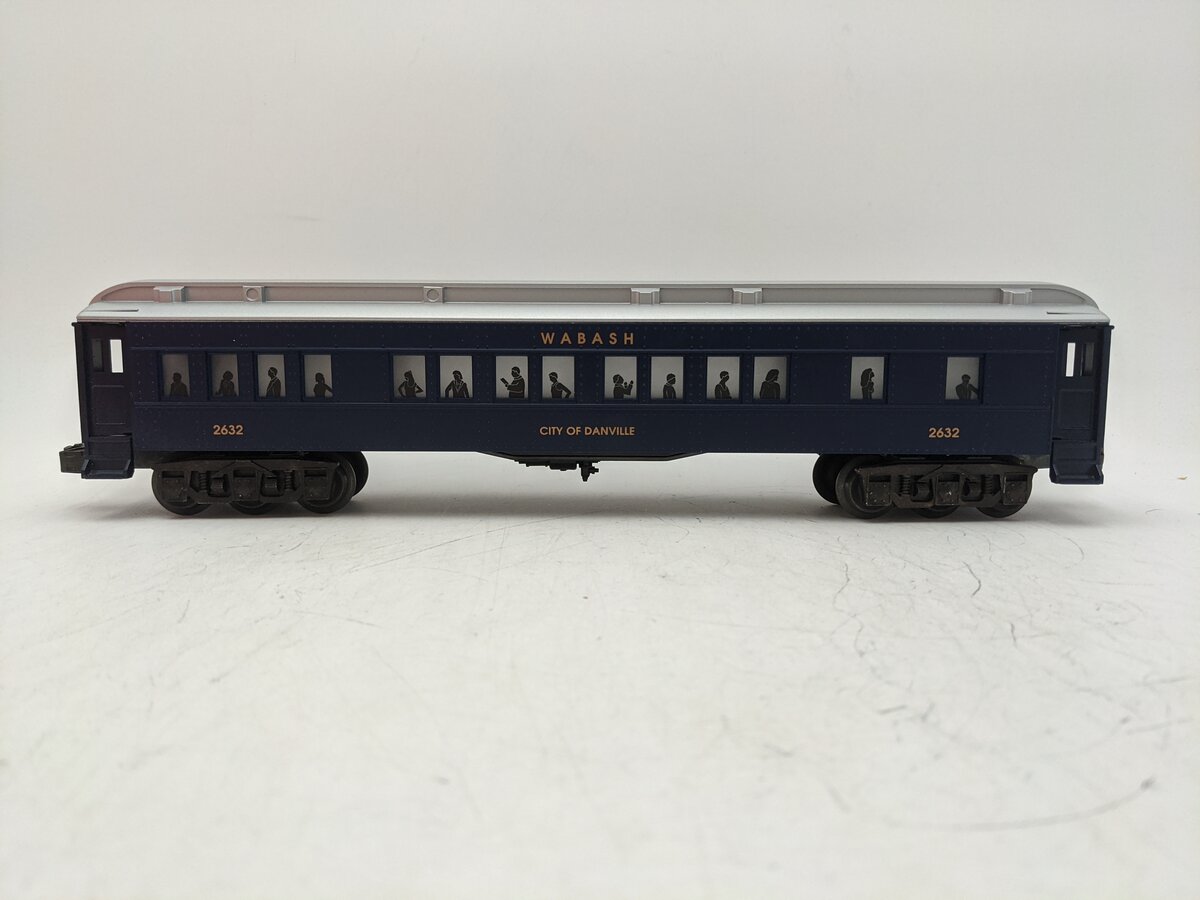 Lionel 6-19063 O Gauge Wabash Railway "City Of Danville" Coach Car #2632 EX/Box