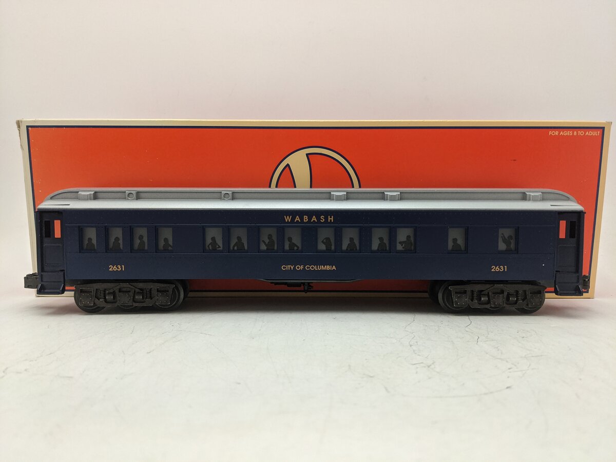 Lionel 6-19062 O Gauge Wabash Railway City of Columbia Coach EX/Box