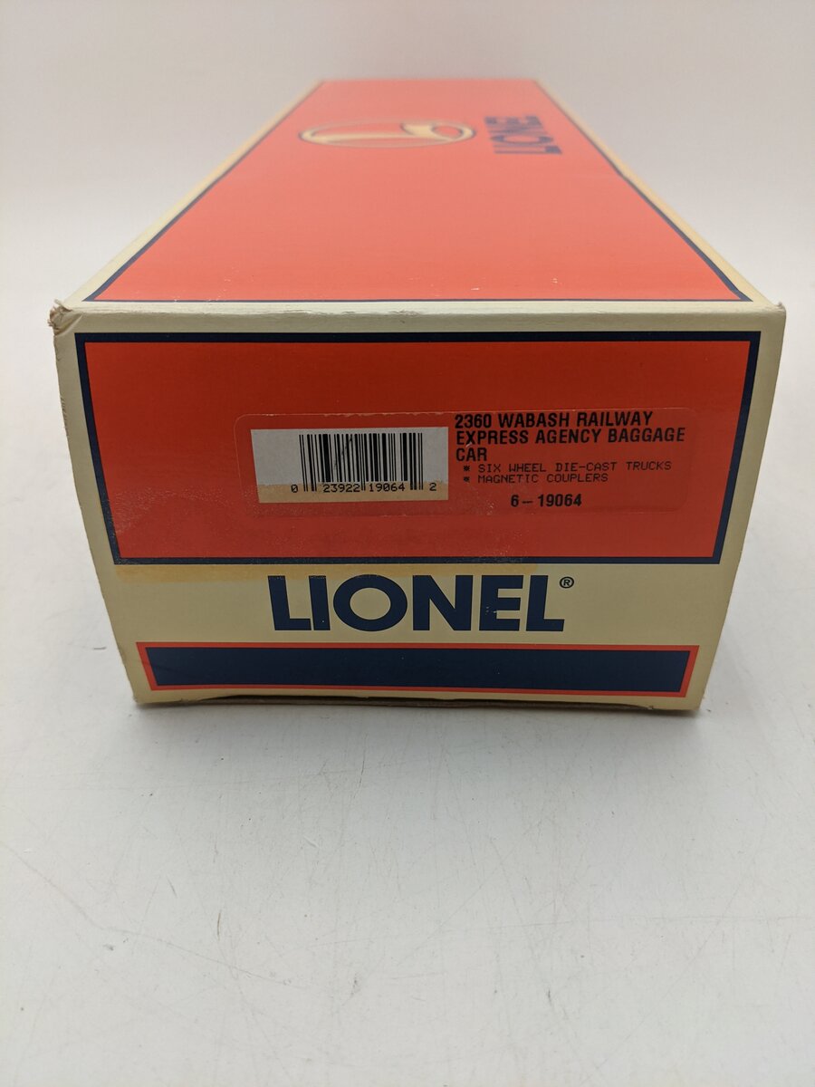 Lionel 6-19064 Wabash REA Baggage Car #2630 EX/Box