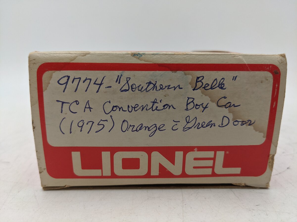 Lionel 6-9774 O Florida Citrus Express "The Southern Bell" 1975 TCA Car #9774 EX/Box