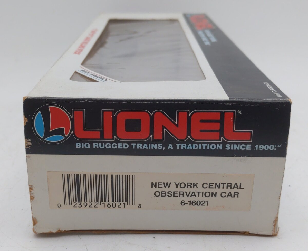 Lionel 6-16021 O Gauge New York Central 'Fort Dearborn' Observation Car EX/Box