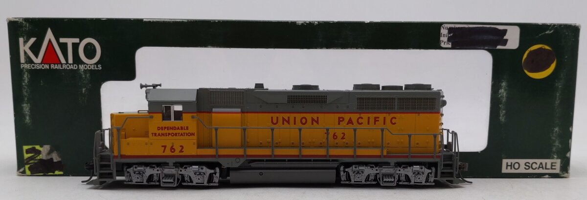 Kato 37-02D HO Scale Union Pacific EMD GP35 Phase 1a Diesel Locomotive #762 EX/Box