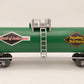 Lionel Custom O Gauge Reading & Northern Single Dome Tank Car (No Road Number)
