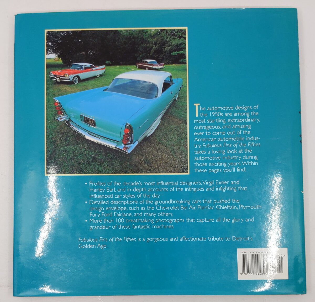 Fabulous Fins Of The 50s Hardcover Book By Rob Leicester Wagner VG