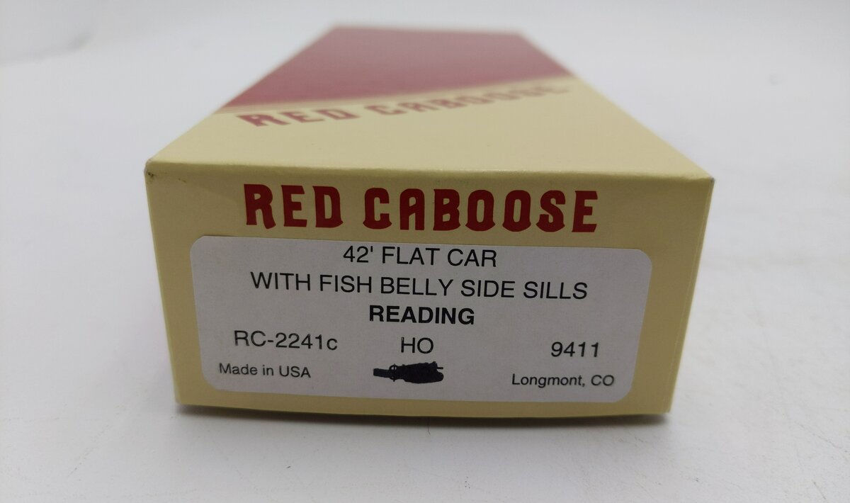 Red Caboose RC-2241c Reading Flatcar 9411 NIB