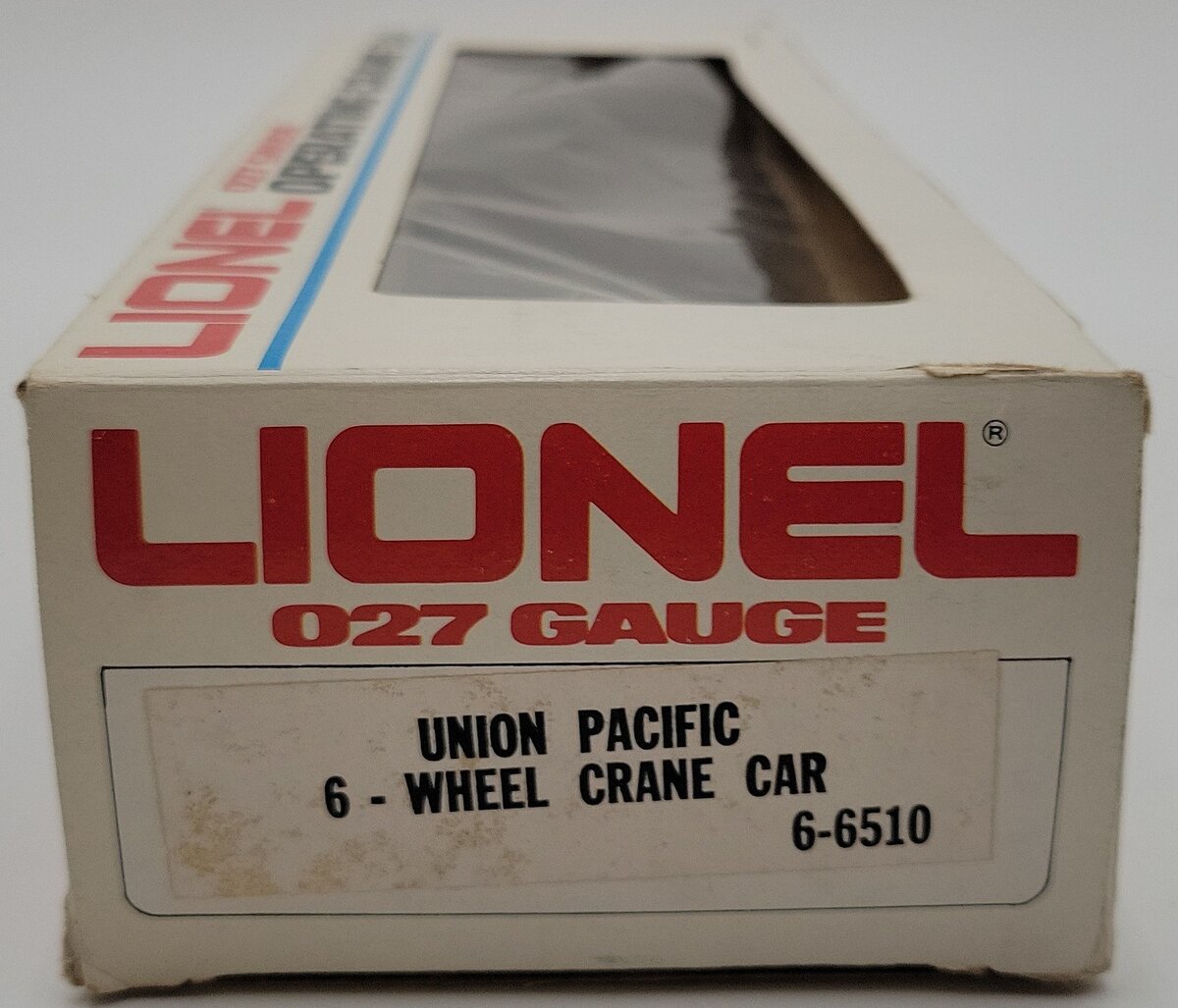 Lionel 6-6510 O Gauge Union Pacific 6 Wheel Crane Car EX/Box