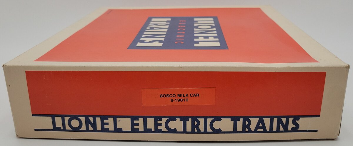 Lionel 6-19810 O Gauge Bosco Products Operating Milk Car Set EX/Box