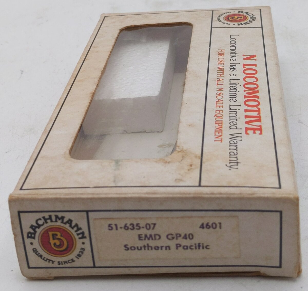 Bachmann 4601 N Scale Southern Pacific EMD GP40 Diesel Locomotive #7031 EX/Box