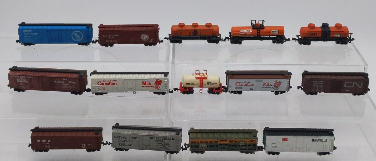 Atlas & Other N Scale Assorted Freight Cars [14] EX