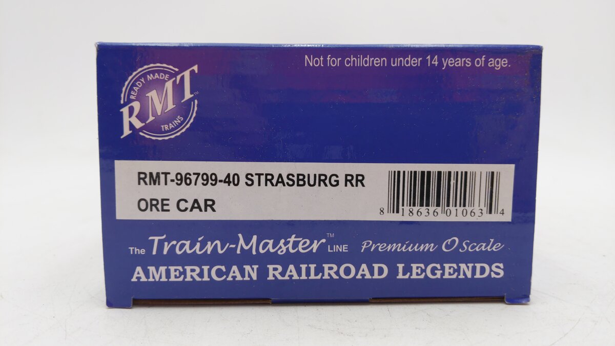 RMT 96799-40 O Gauge Strasburg Railroad Ore Car #624 MT/Box