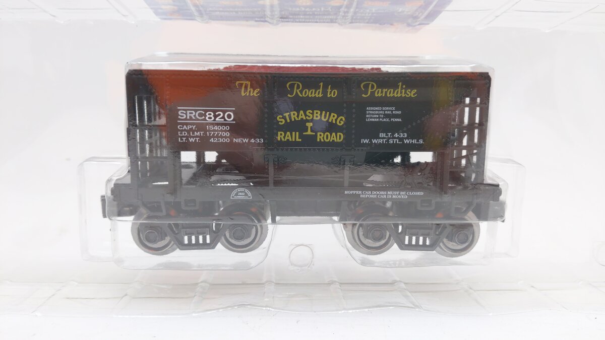 RMT 96799-40 O Gauge Strasburg Railroad Ore Car #820 MT/Box