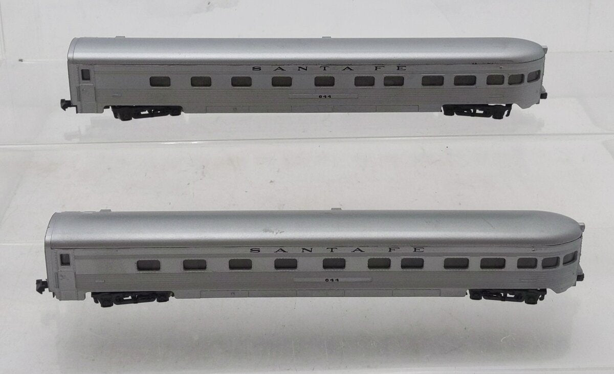 Atlas N Scale  Santa Fe Observation Car #644 [2] VG
