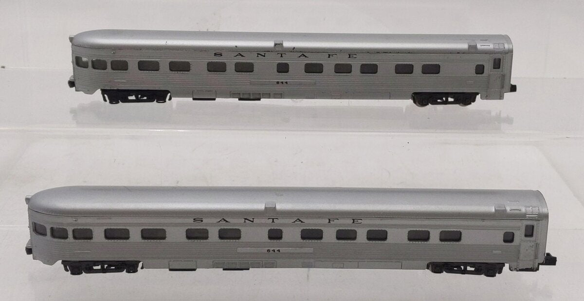 Atlas N Scale  Santa Fe Observation Car #644 [2] VG