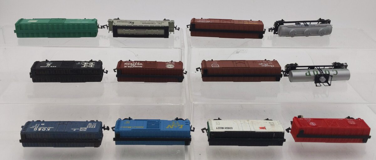 Atlas Bachmann & Con-Cor Assorted freight cars [12] VG