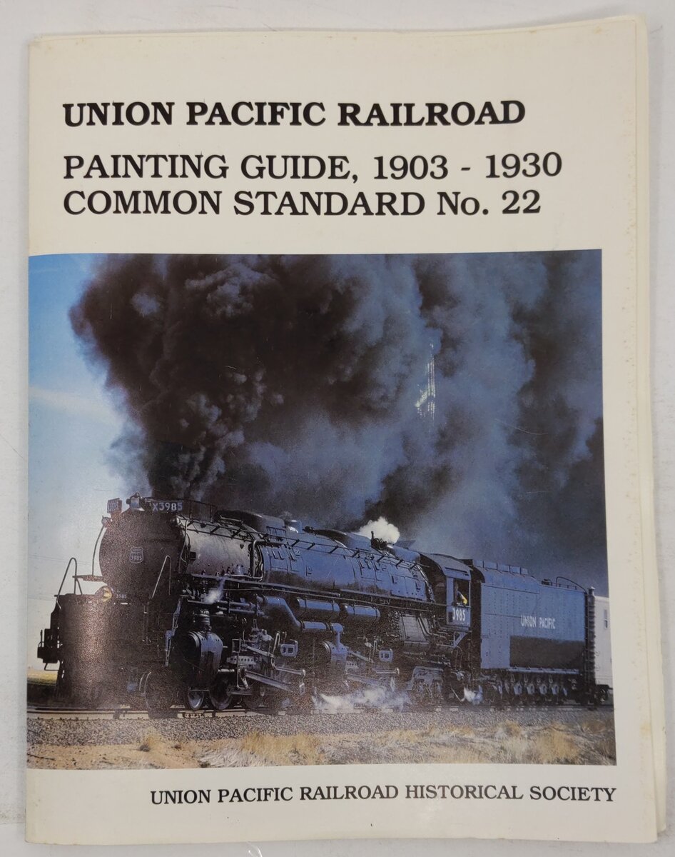 Union Pacific Railroad  Painting Guide 1903-1930 Common Standard No.22 Paperback VG