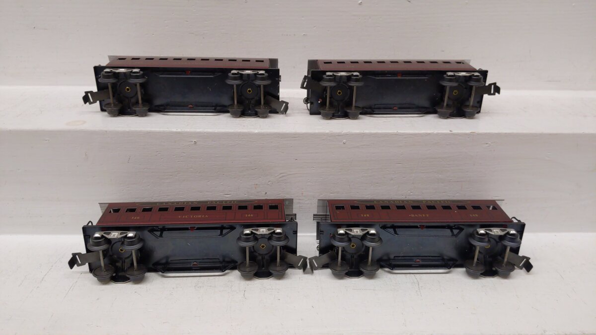 Marx 5192 Canadian Pacific Old Time Passenger Cars (Set of 4) EX/Box