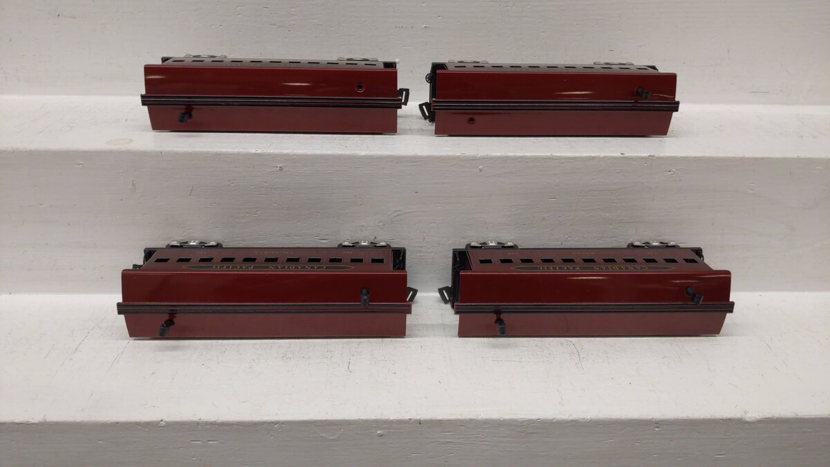 Marx 5192 Canadian Pacific Old Time Passenger Cars (Set of 4) EX/Box