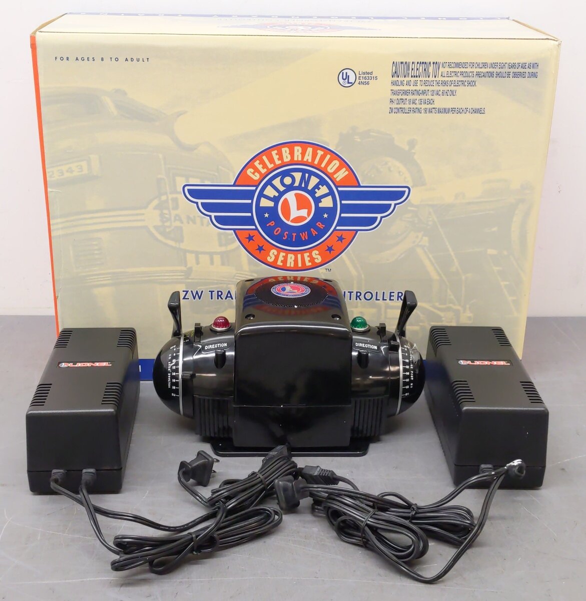 Lionel 6-22982 O ZW Postwar Celebration Series Controller & 2 Transformers Set EX/Box