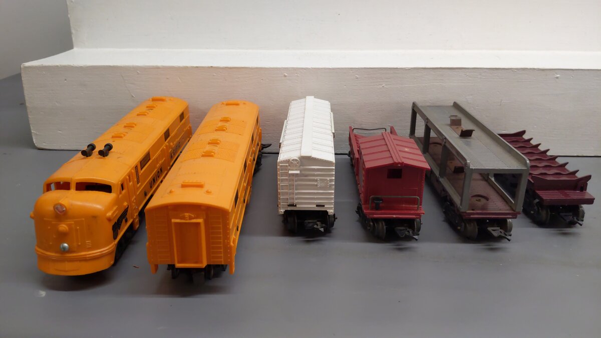 Marx 41895 Vintage O Diesel Freight Electric Train Set VG/Box