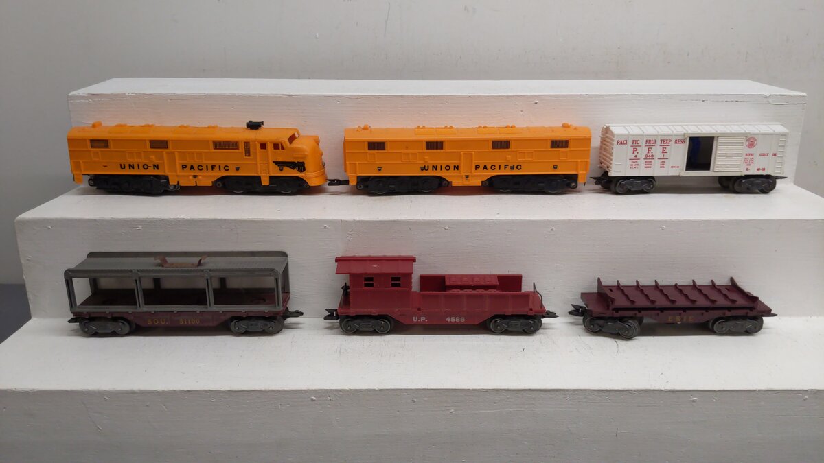 Marx 41895 Vintage O Diesel Freight Electric Train Set VG/Box