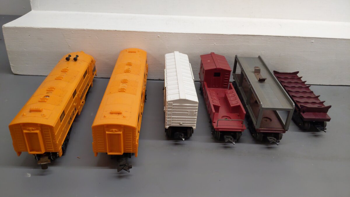 Marx 41895 Vintage O Diesel Freight Electric Train Set VG/Box