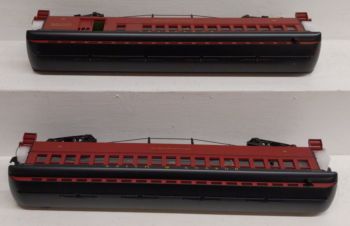 Lionel 2227180 O Strasburg Wood Coach/Combine 2pk #96, #60 (2000s) LN/Box