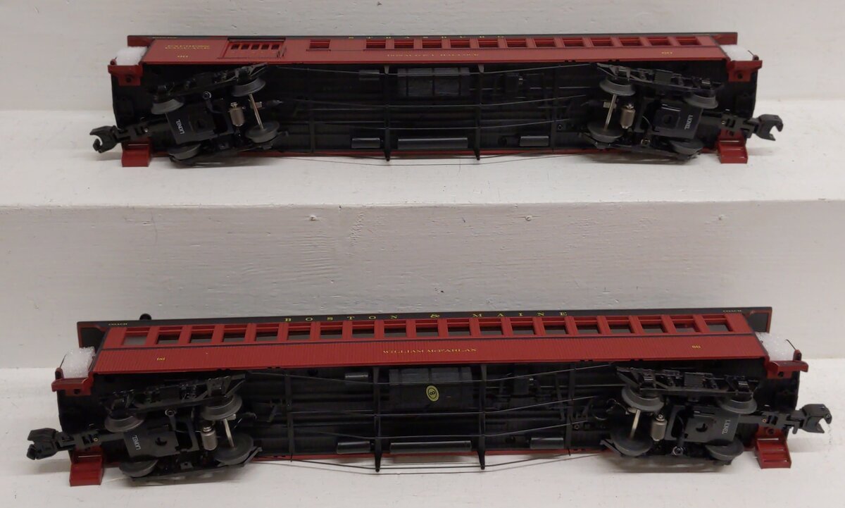 Lionel 2227180 O Strasburg Wood Coach/Combine 2pk #96, #60 (2000s) LN/Box