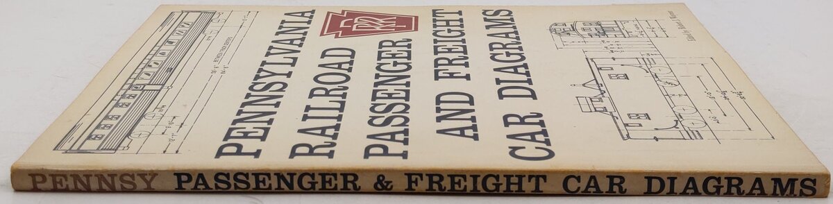 Pennsylvania Railroad Passenger and Freight Car Diagrams Paperback  Book VG