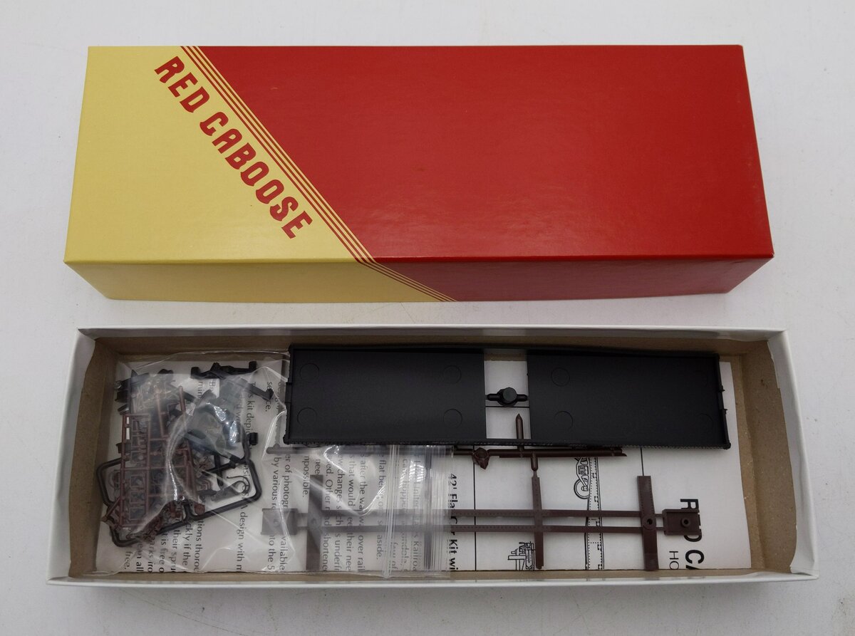 Red Caboose HO Scale RC-2241-6 Fish Belly Side Sills Reading 42' Flatcar LN/Box