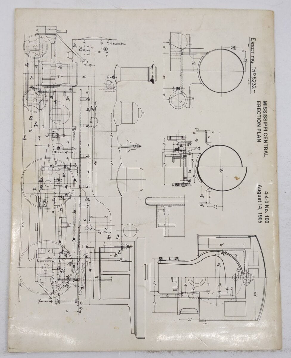 Natchez Route A Mississippi Central Railroad Album Paperback Book David S. Price VG