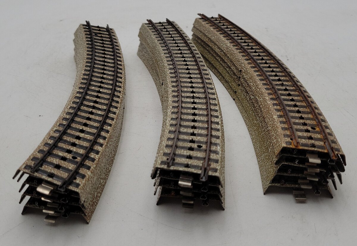 Marklin 5200 HO Curved Track Sections (15) EX