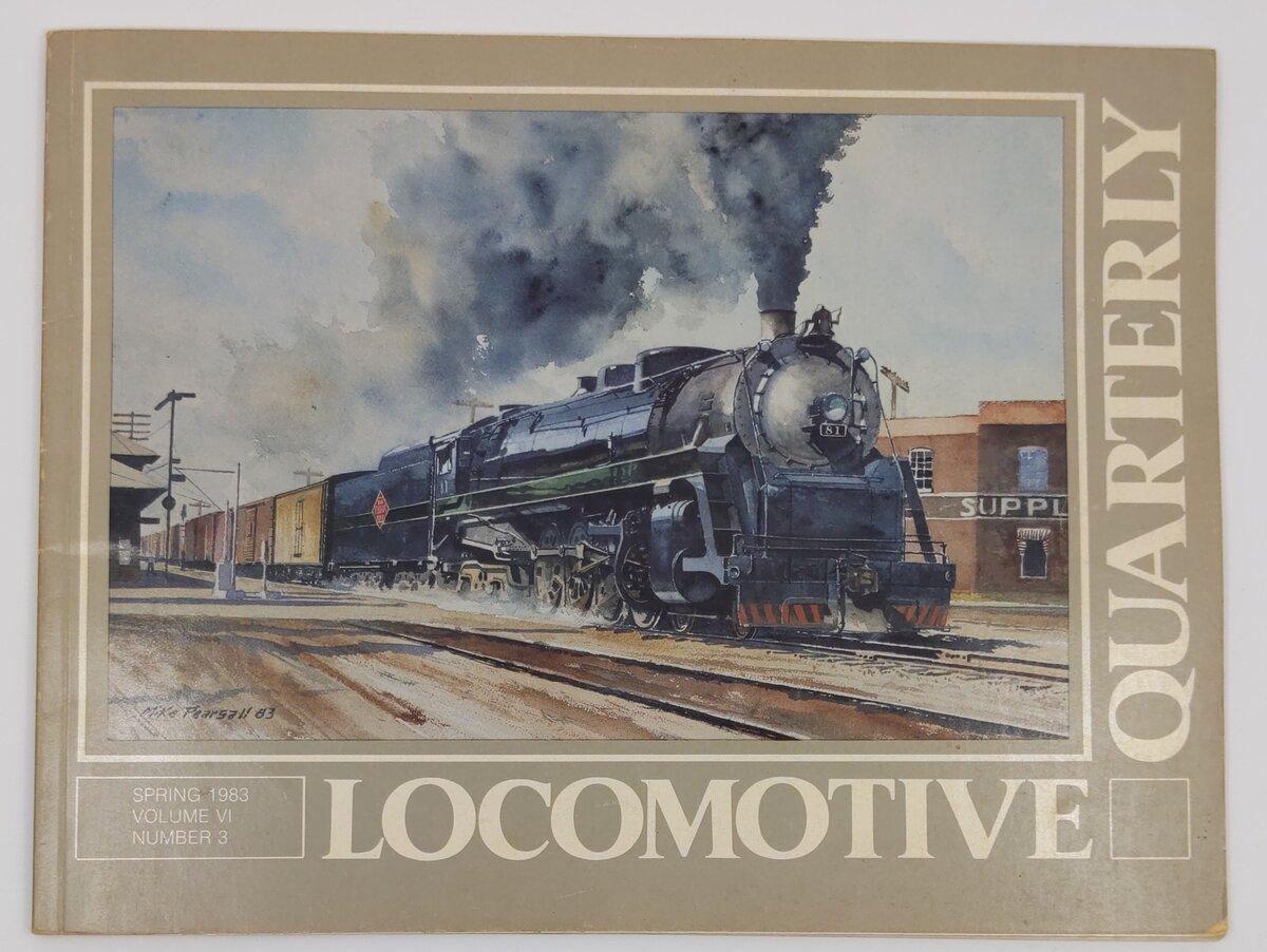 Locomotive Quarterly Spring 1983 Vol.VI No.3 Paperback Book Wayne R. Brumbaugh VG