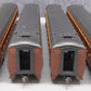 Weaver G1236S O Scale Pullman-Bradley Deluxe Coaches (Set of 4) - 2-Rail VG/Box