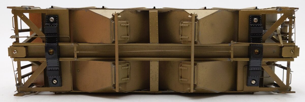 Precision Scale Co. 15009 O Brass 2-Rail 55 Ton Comp. Twin Hopper- Unpainted VG/Box