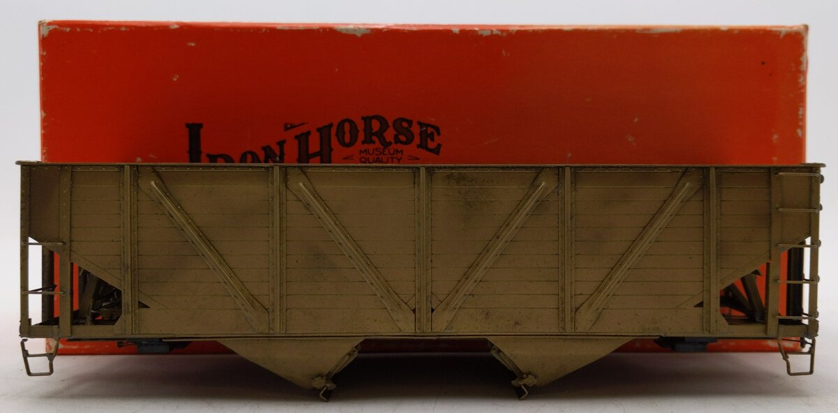 Precision Scale Co. 15009 O Brass 2-Rail 55 Ton Comp. Twin Hopper- Unpainted VG/Box