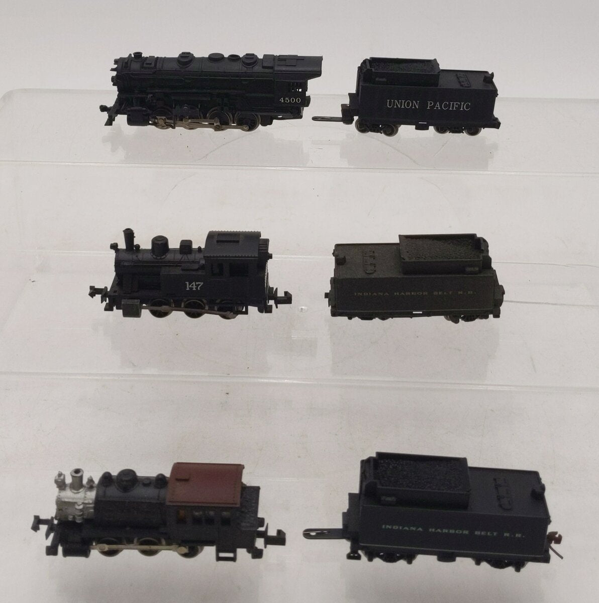 Atlas & RivaRossi N Scale Assorted Steam Locomotives and tenders [6] EX