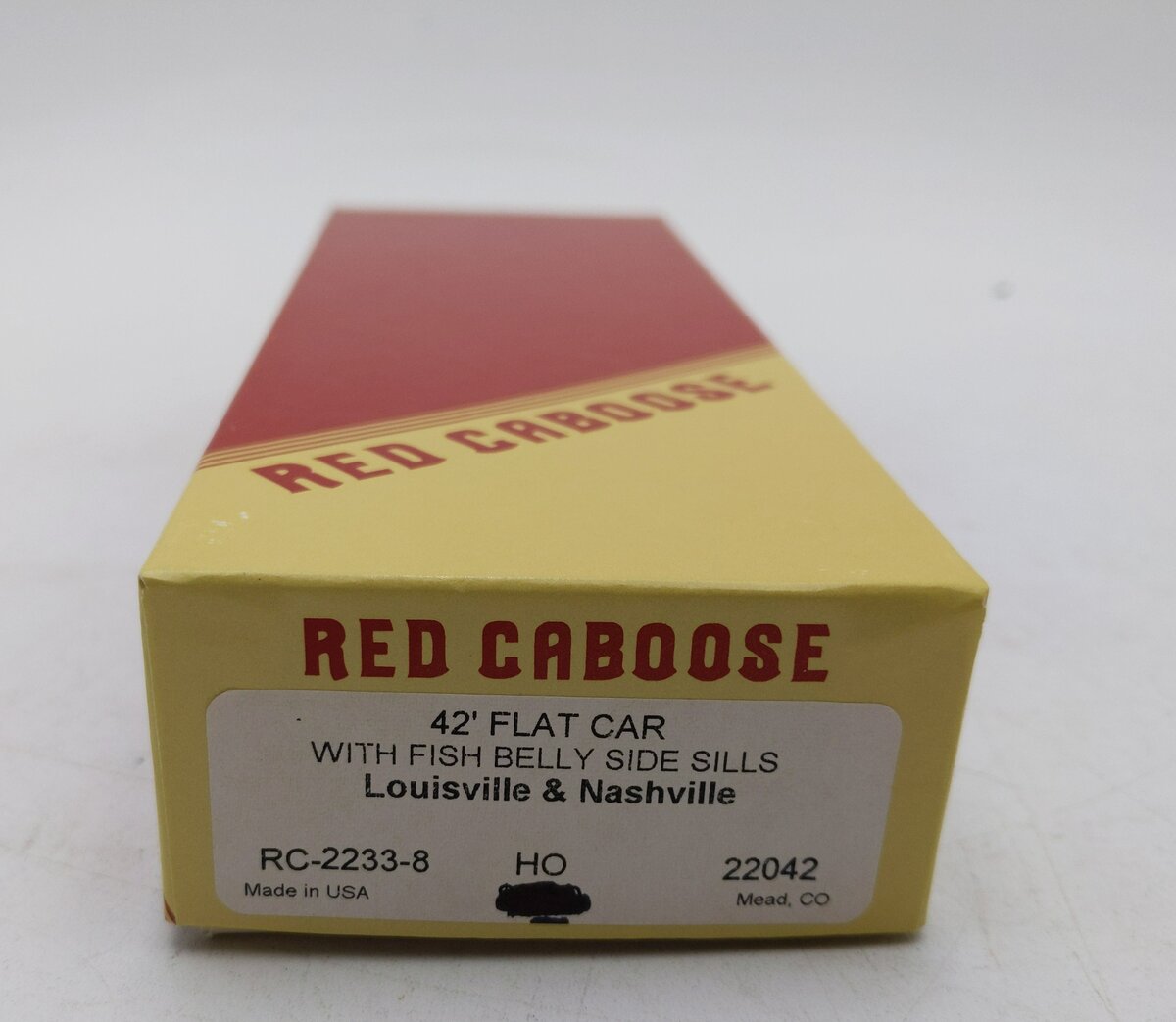 Red Caboose RC-2233-8 Louisville & Nashville 42' Flatcar Kit 22042 NIB