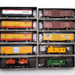 MRC N Scale Assorted Freight Cars: 7066, 7085, 7084, 7025, 7024, 7034, 7033 [10] EX