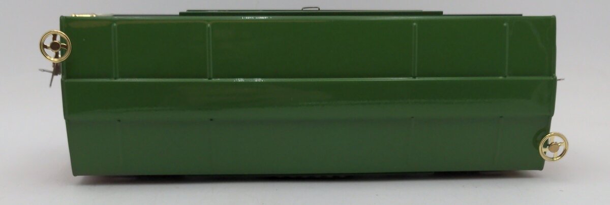 MTH 10-203 Standard Gauge 213 Terra Cotta & Green Stock Car with Brass Trim LN/Box