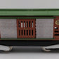 MTH 10-203 Standard Gauge 213 Terra Cotta & Green Stock Car with Brass Trim LN/Box