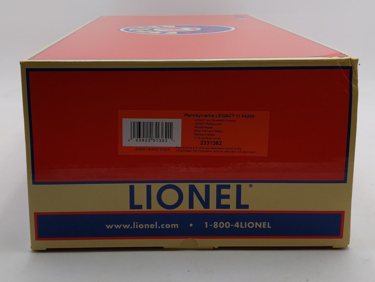 Lionel 2331362 O Pennsylvania LEGACY I1 2-10-0 Steam Locomotive & Tender #4250 LN/Box