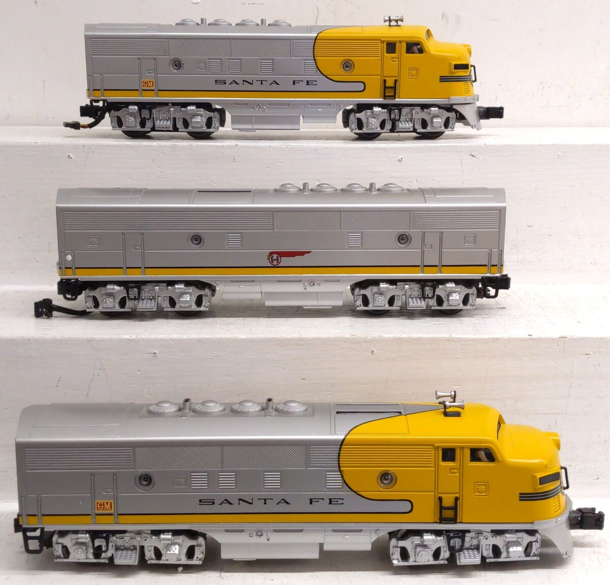 MTH 30-2762-1 O Gauge Santa Fe F-3 ABA Diesel Set w/PS 2.0 EX/Box