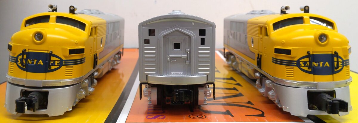 MTH 30-2762-1 O Gauge Santa Fe F-3 ABA Diesel Set w/PS 2.0 EX/Box