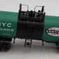 MTH 20-96069 O NYC 8000 Gallon Tank Car #180402 EX/Box