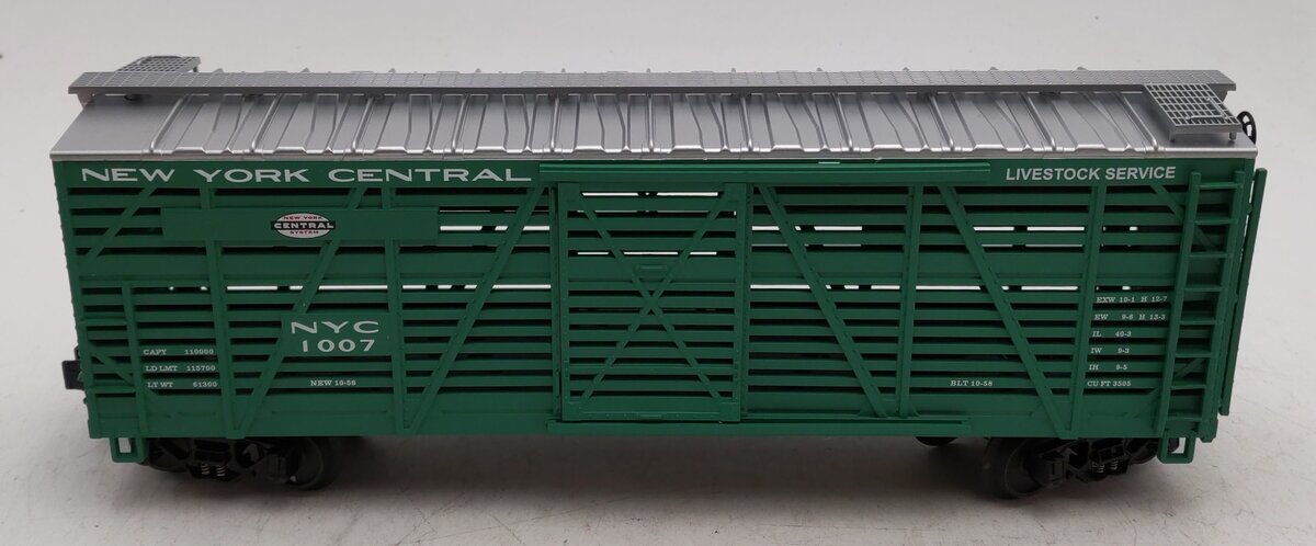 MTH 20-94512 New York Central Stock Car LN/Box