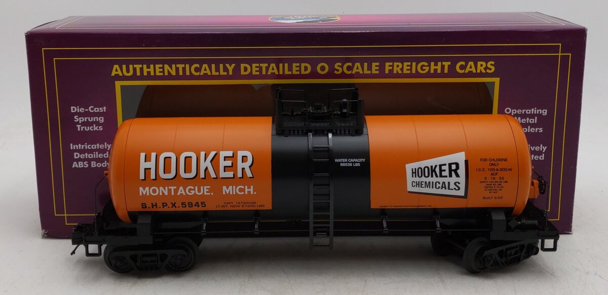 MTH 20-96187 O Gauge Hooker Chemicals Tank Car #5945 LN/Box
