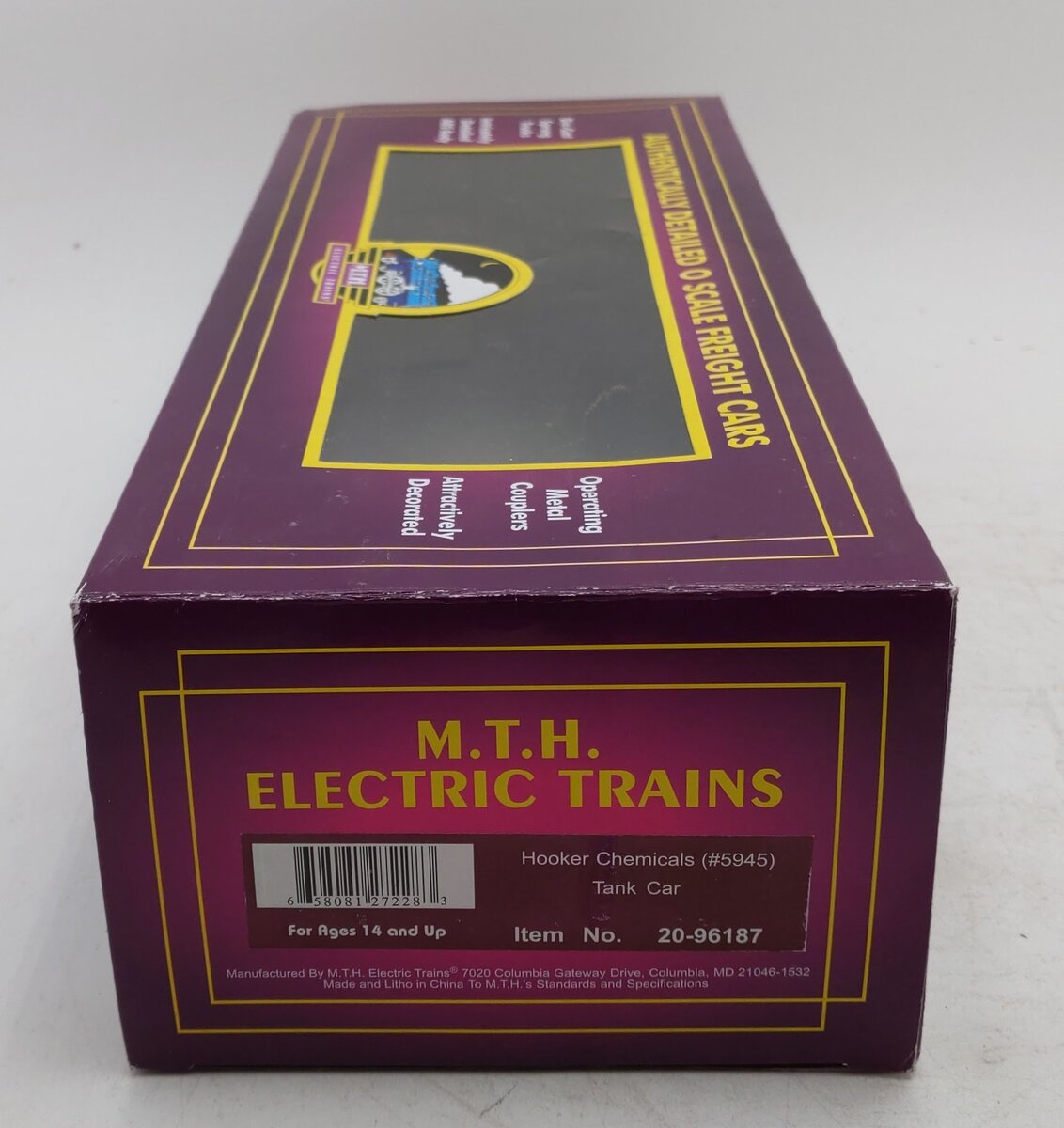 MTH 20-96187 O Gauge Hooker Chemicals Tank Car #5945 LN/Box